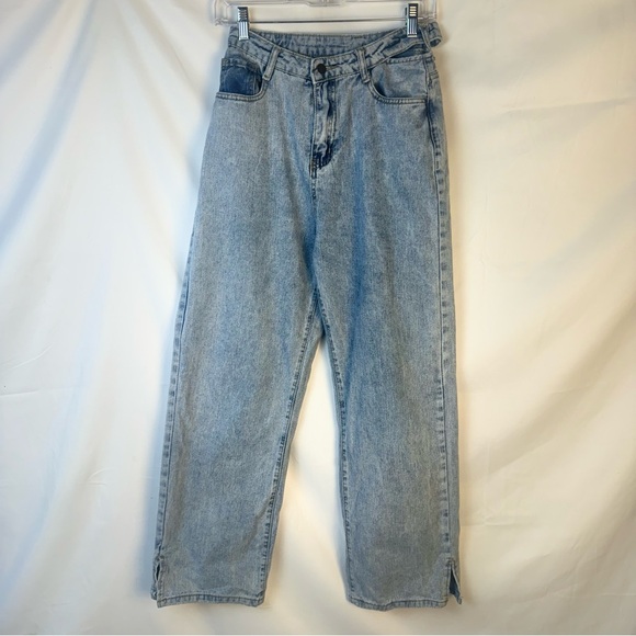 Dazy Wide Leg Women’s Jeans with hip cutout size M - Picture 2 of 9